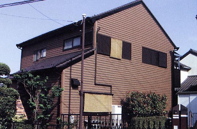 “樹脂外装材施工例”