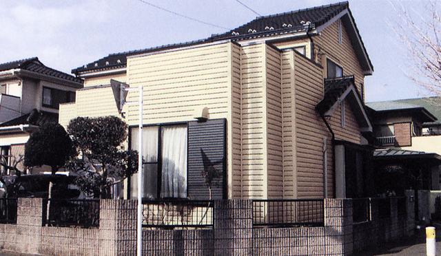 “樹脂外装材施工例”
